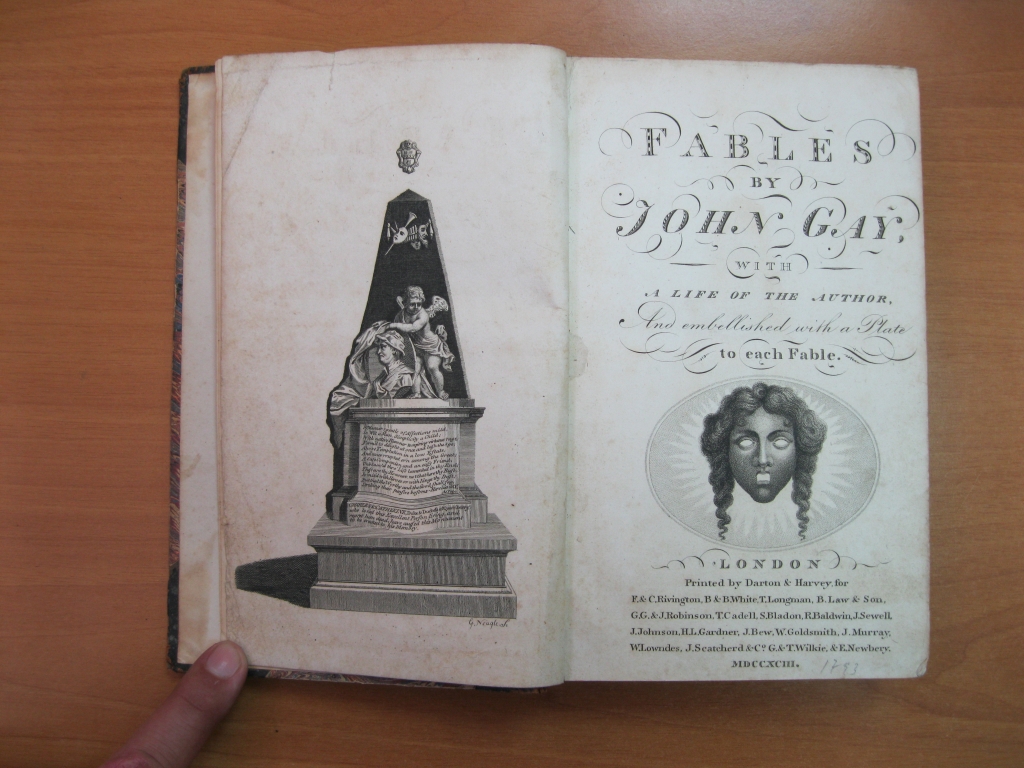 Fables, 1793. John  Gay . Posee 67 grabados.